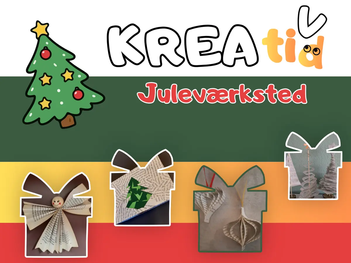 KREAtid Christmas Workshop at Vollsmose Library — Vollsmose Bibliotek, Odense