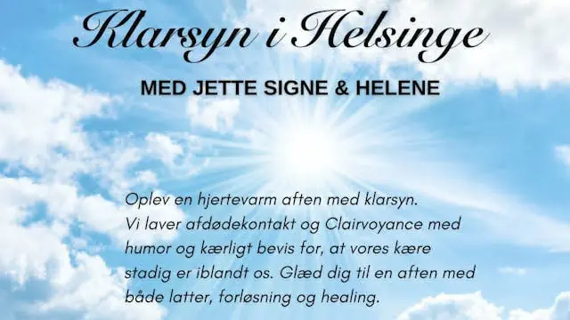 Spirituel aften med afdødekontakt — Kulturcaféen i Helsinge, Helsinge