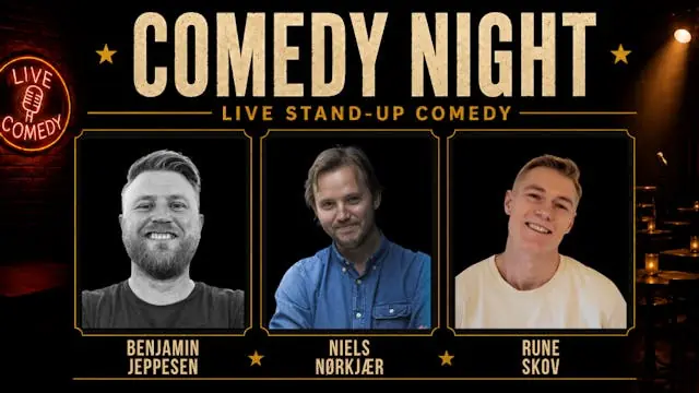 Nørkjær, Jeppesen & Skov — Aarhus Comedy Club, Aarhus