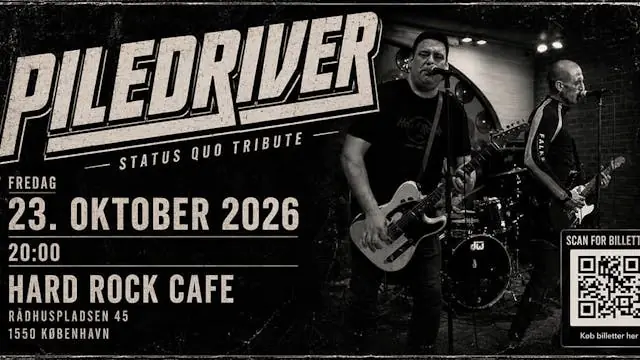 Piledriver - Live at Hard Rock — Hard Rock Cafe Copenhagen, København