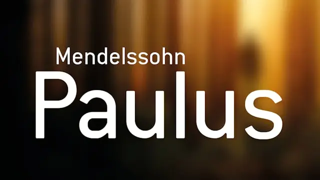 Mendelssohn Paulus — Store Magleby Kirke, Dragør