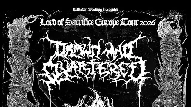 DRAWN AND QUARTERED (US) + NOROTH (FIN) — 1000FRYD, Aalborg
