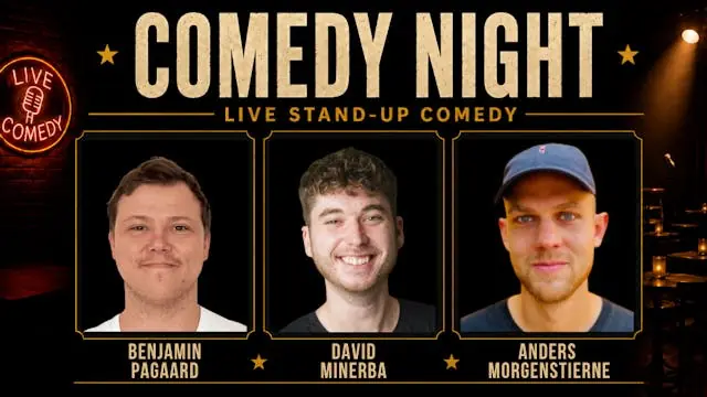 Minerba, Morgenstierne & Pagaard — Aarhus Comedy Club, Aarhus