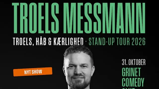 Troels Messmann - Troels, Håb & Kærlighed — Ringsted Kulturhus, Ringsted