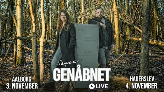 Sagen Genåbnet - Live True Crime - Haderslev — Tørning Mølle, Vojens