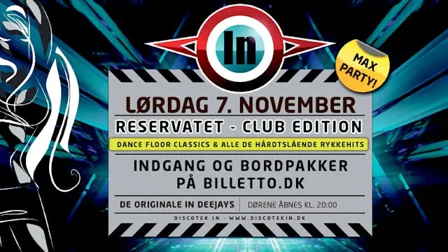 Discotek IN - Reservatet - Winter Club Edition — Discotek IN - Reservatet, Charlottenlund