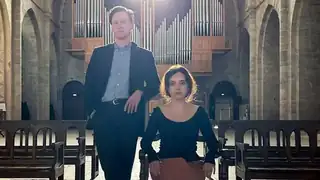 Heinali & Andriana-Yaroslava Saienko (UA) på Musikefterskolen i Humble