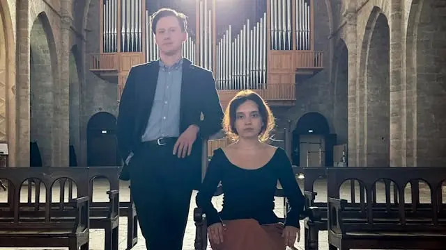 Heinali & Andriana-Yaroslava Saienko (UA) på Musikefterskolen i Humble — Musikefterskolen i Humble, Humble