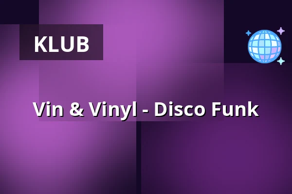 Vin & Vinyl  - Disco Funk — NygadeHuset, Aabenraa