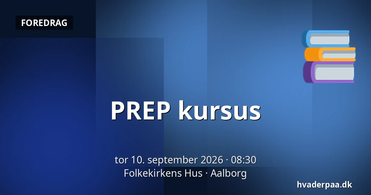 PREP kursus — Folkekirkens Hus, Aalborg