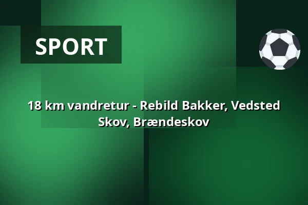 18 km vandretur - Rebild Bakker, Vedsted Skov, Brændeskov