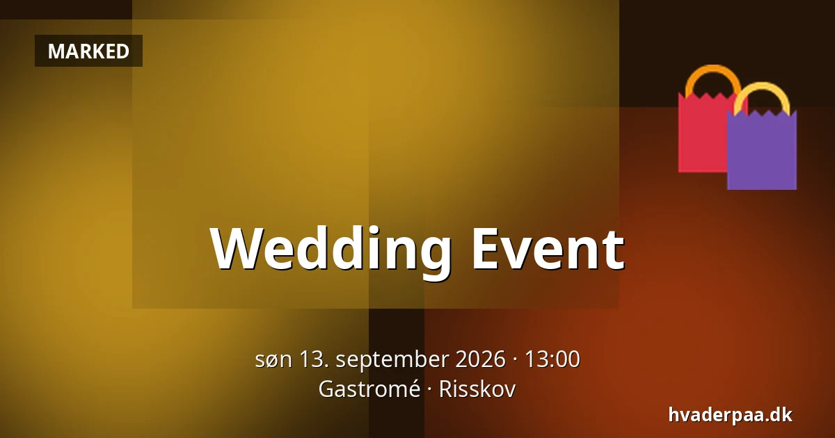 Wedding Event — Gastromé, Risskov