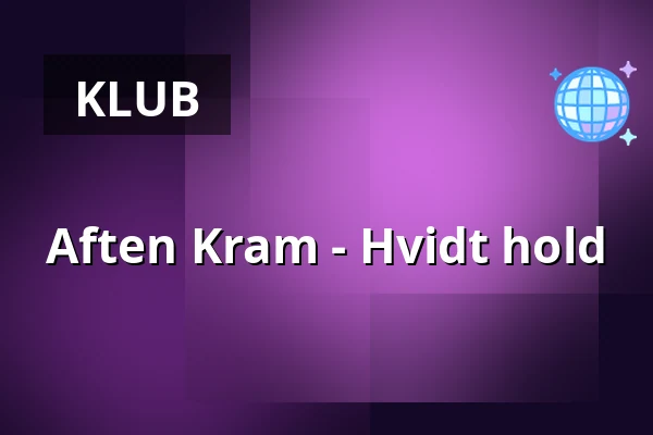 Aften Kram - Hvidt hold — Tiny Huset, Fredericia