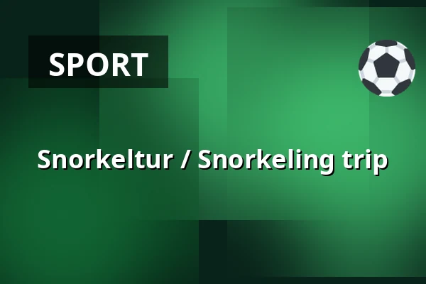 Snorkeltur / Snorkeling trip — Båring Vig, Asperup