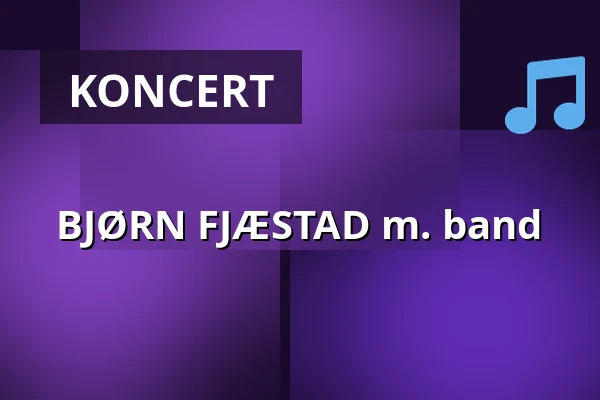 BJØRN FJÆSTAD m. band — Viruphuset, Hjortshøj