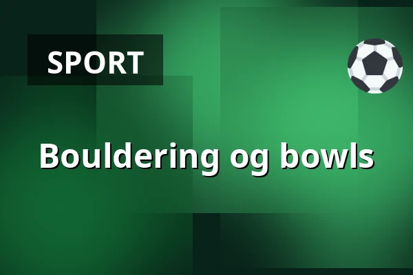 Bouldering og bowls — Terminalen7400, Herning