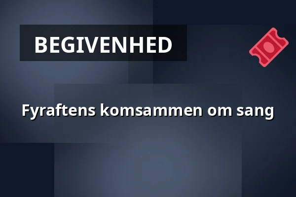 Fyraftens komsammen om sang — Hedensted Kirkecenter, Hedensted
