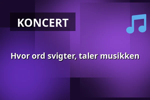 Hvor ord svigter, taler musikken — Minihøjskolen, Herning