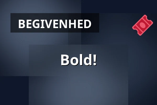 Bold! — Medborgerhuset, Taastrup