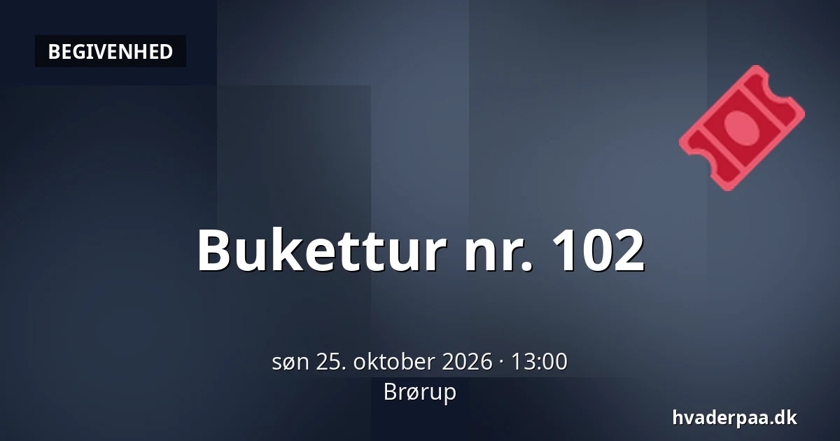 Bukettur nr. 102 — Brørup