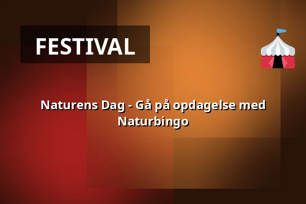 Naturens Dag - Gå på opdagelse med Naturbingo — Haderslev