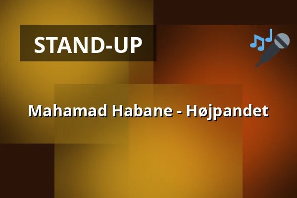 Mahamad Habane - Højpandet — Pavillonen Grenaa, Grenaa