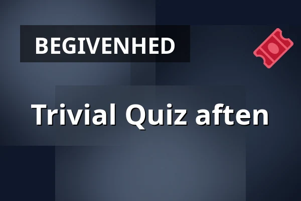 Trivial Quiz aften — 28 Live, Roskilde