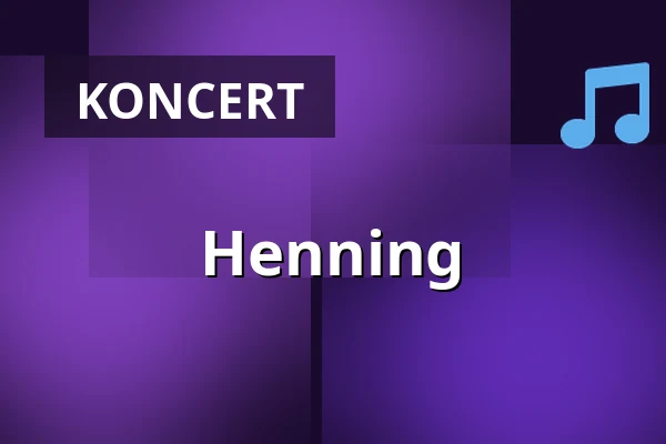 Henning — Kulturcaféen i Helsinge, Helsinge