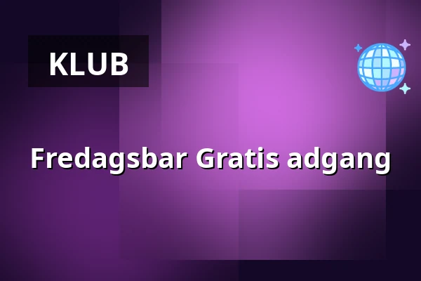Fredagsbar Gratis adgang — Kulturcaféen i Helsinge, Helsinge