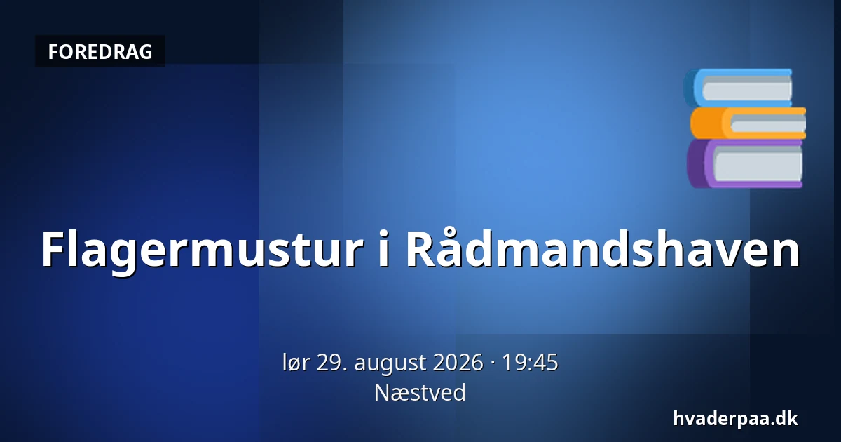 Flagermustur i Rådmandshaven — Næstved