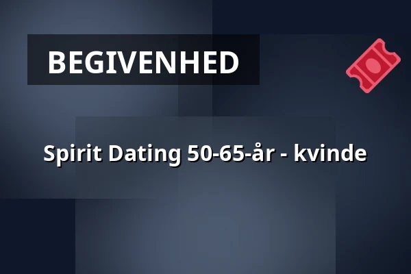 Spirit Dating 50-65-år - kvinde — SOFACOMPANY, Lyngby