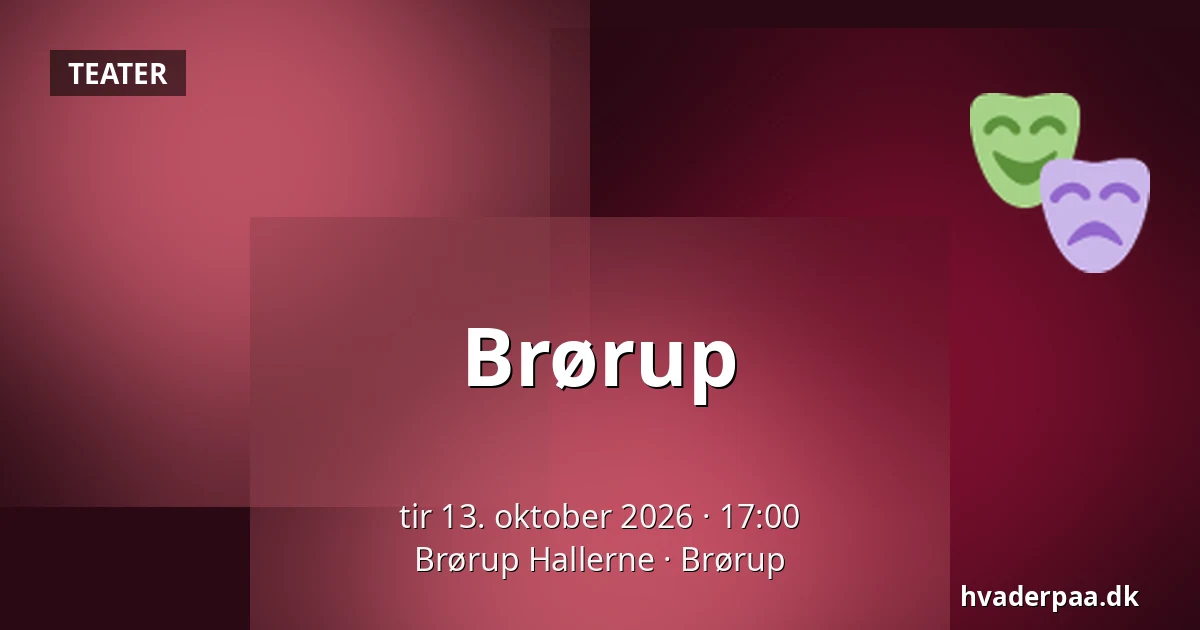 Brørup — Brørup Hallerne, Brørup