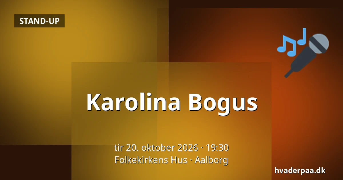 Karolina Bogus — Folkekirkens Hus, Aalborg