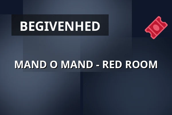 MAND O MAND - RED ROOM · Tiny Huset, Fredericia