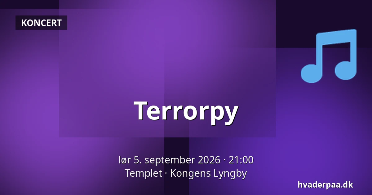 Terrorpy — Templet, Kongens Lyngby