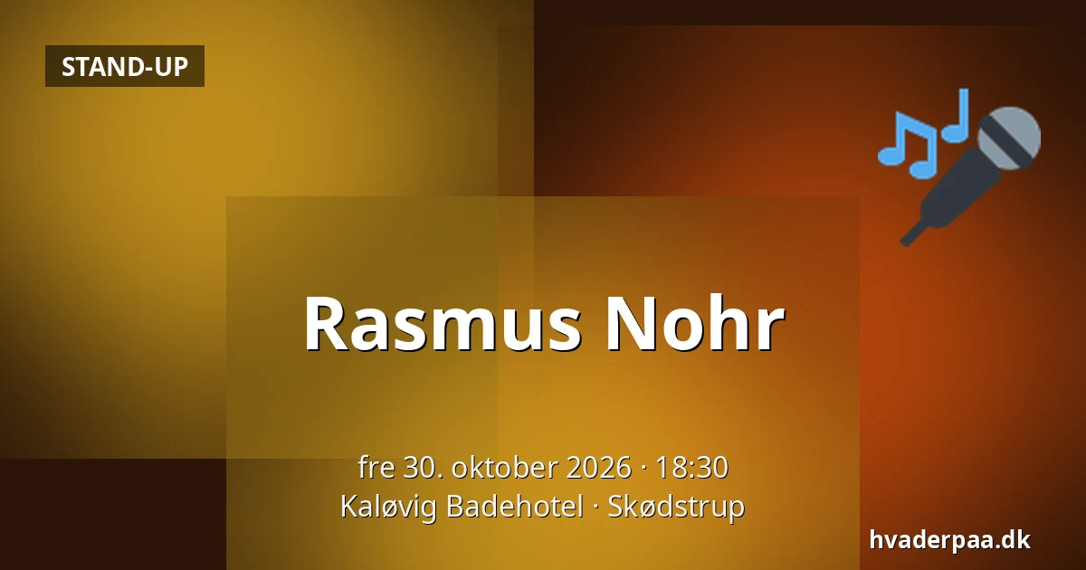 Rasmus Nohr — Kaløvig Badehotel, Skødstrup