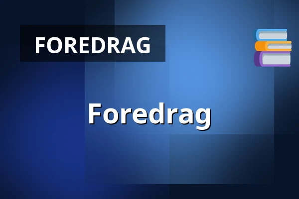 Foredrag — Multisalen, Sorø Borgerskole, Alleen 8, Sorø