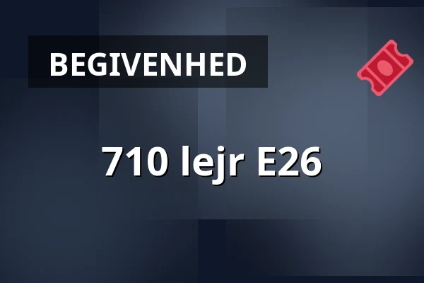 710 lejr E26 · Lyngsbolejren, Fredericia
