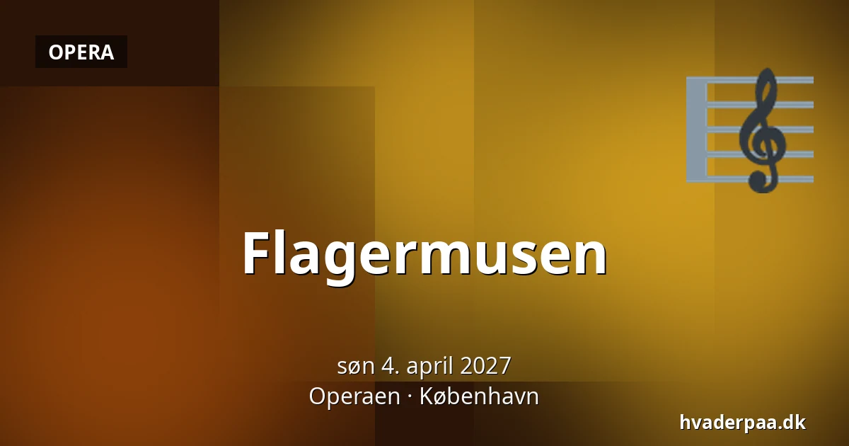 Flagermusen · Operaen, København