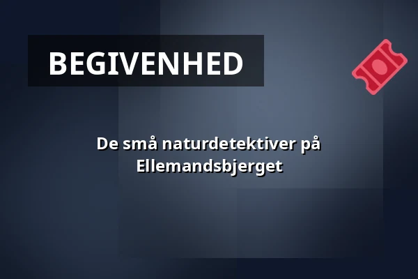 De små naturdetektiver på Ellemandsbjerget · Knebel