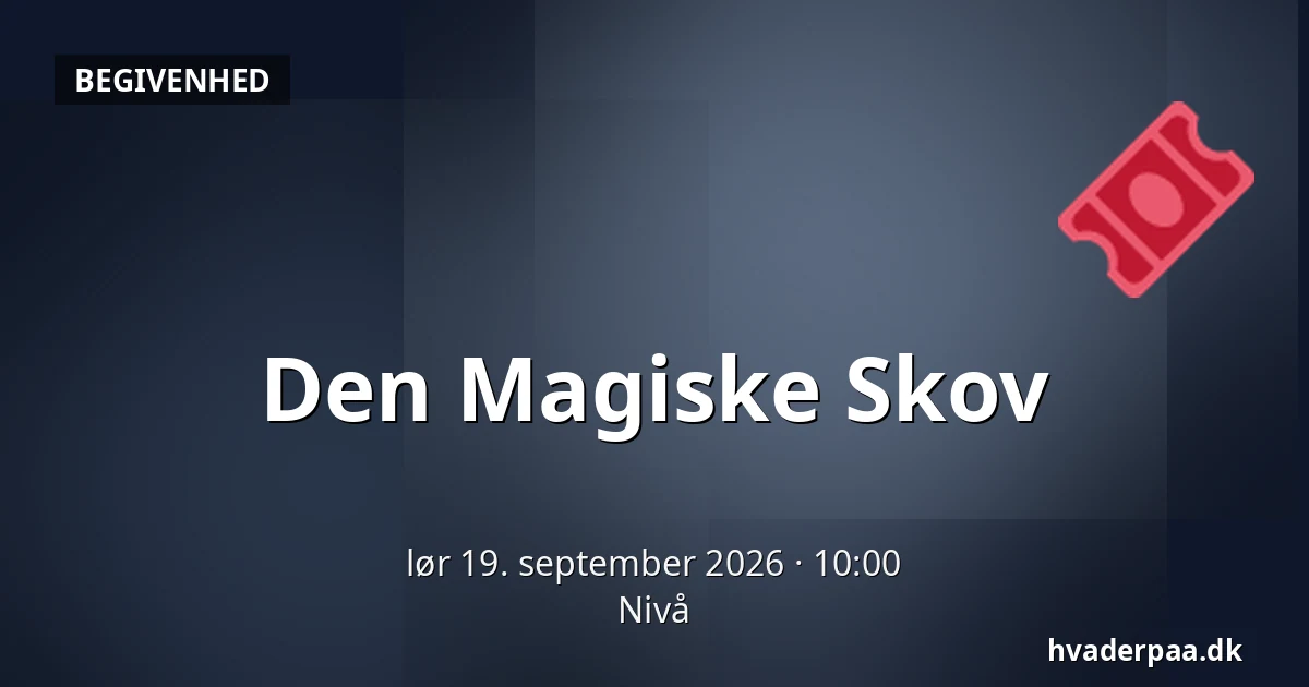 Den Magiske Skov · Nivå