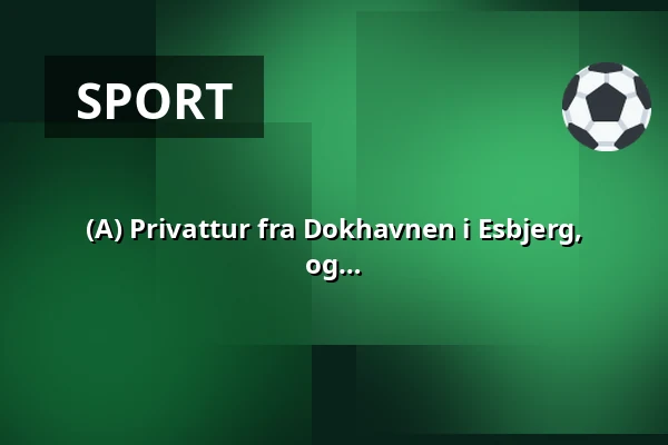 (A) Privattur fra Dokhavnen i Esbjerg, Samsejles med M/S Martha. Sejles af: JPF og ES · Dokhavnen Esbjerg, Esbjerg
