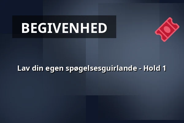 Lav din egen spøgelsesguirlande - Hold 1 · Klimaværkstedet, Odense
