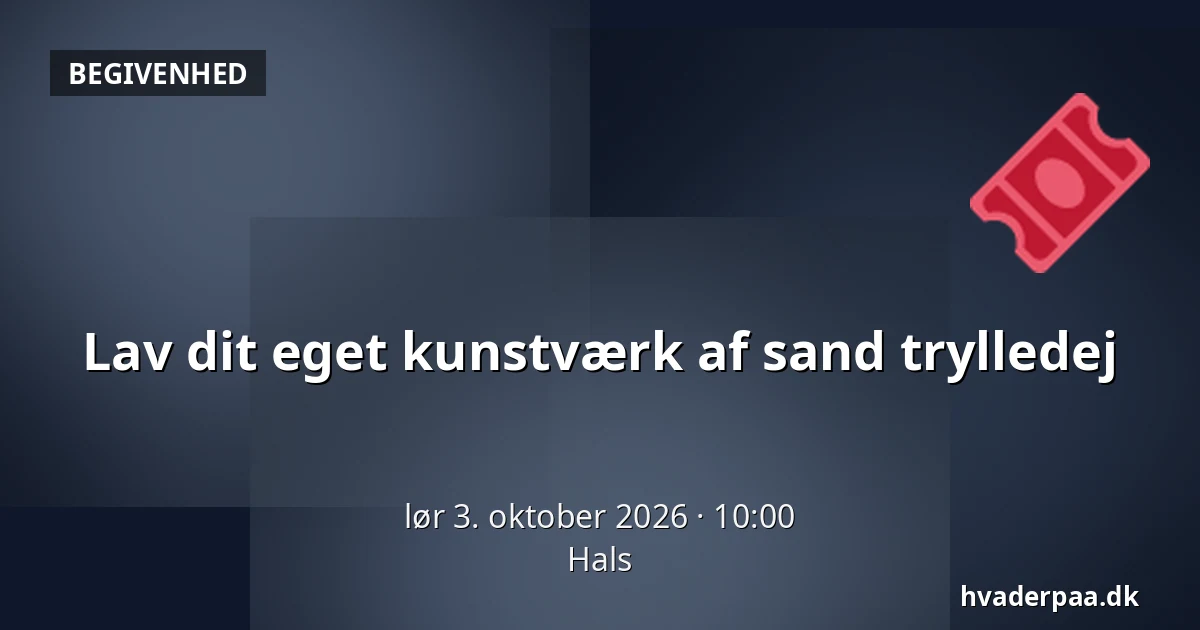 Lav dit eget kunstværk af sand trylledej · Hals