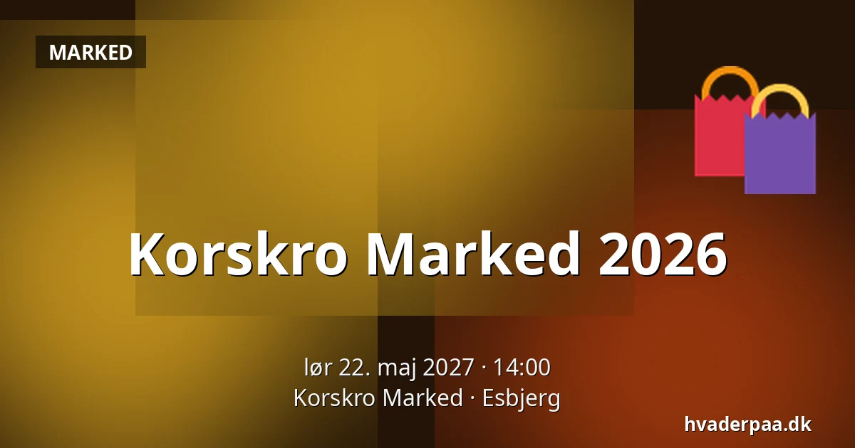 Korskro Marked 2026 · Korskro Marked, Esbjerg