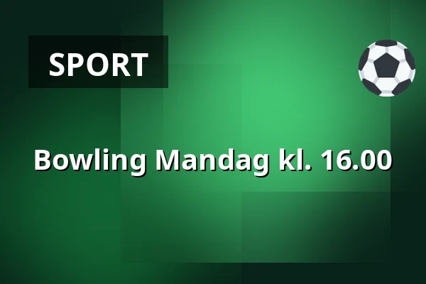 Bowling Mandag kl. 16.00 · Tinghallen Bowling, Viborg