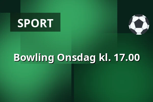 Bowling Onsdag kl. 17.00 · Tinghallen Bowling, Viborg