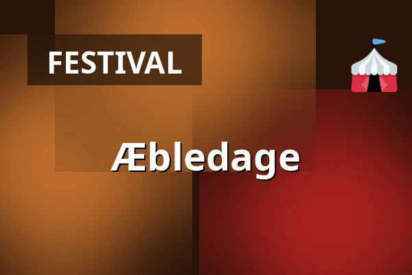 Æbledage · Arealet uden for Kulturhusene, Hammel
