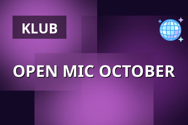 OPEN MIC OCTOBER · 1000Fryd, Aalborg