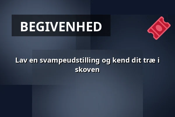 Lav en svampeudstilling og kend dit træ i skoven · Odder